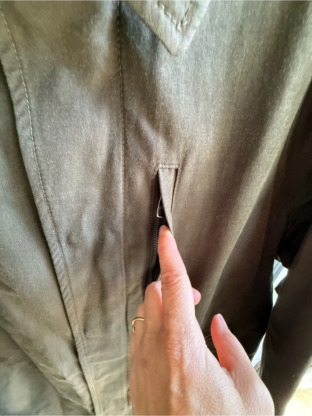 Banana Republic Olive Brown Trench Coat